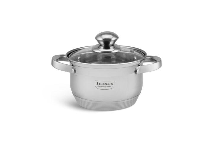 Edelstahl-Kochgeschirr 10-teiliges Edenberg EB-4009 – Robuste Töpfe für gesundes Kochen