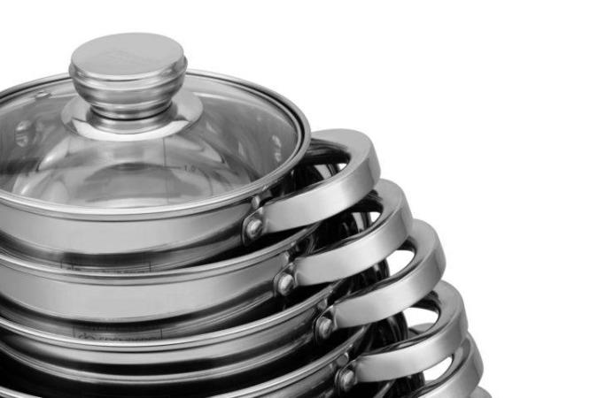 Edelstahl-Kochgeschirr 12-teiliges Edenberg EB-4037 – Robuste Töpfe für gesundes Kochen