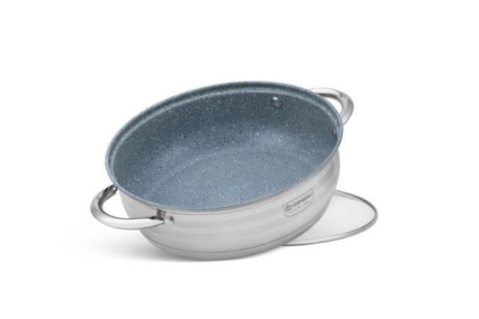 Edelstahl-Kochgeschirr 12-teiliges Edenberg EB-4043 – Hochwertige Töpfe für energieeffizientes Kochen