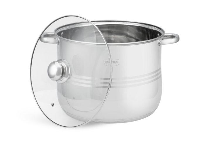 Edelstahl-Kochgeschirr 6-teiliges Edenberg EB-516 – 3 Töpfe mit Deckeln für effizientes Kochen
