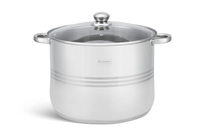 Edelstahl-Kochgeschirr 6-teiliges Edenberg EB-516 – 3 Töpfe mit Deckeln für effizientes Kochen