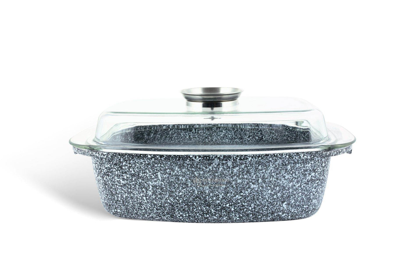 Backofenbräter mit Glasdeckel, 32 cm, 5.5L, Edenberg EB-8007 – Perfekt für gesundes und effizientes Kochen
