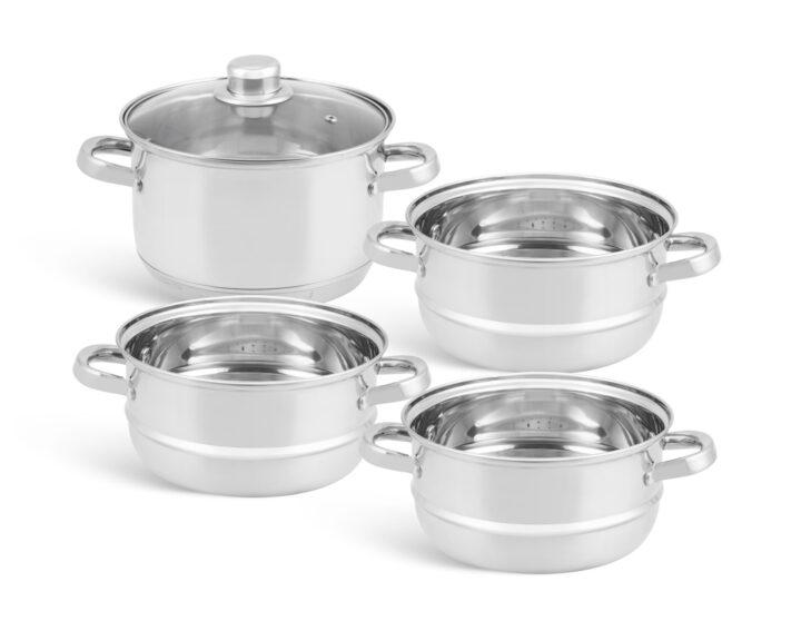 Dampftopf Set 5-teiliges Edenberg EB-8905 – Hochwertige Töpfe für gesundes Dampfgaren