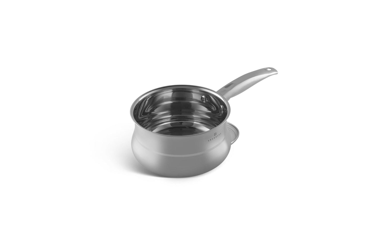 Edelstahl-Kochgeschirr 12-teiliges mit Teflon-Pfanne und Deckel Edenberg EB-2420 – Vielseitige Töpfe für gesundes Kochen