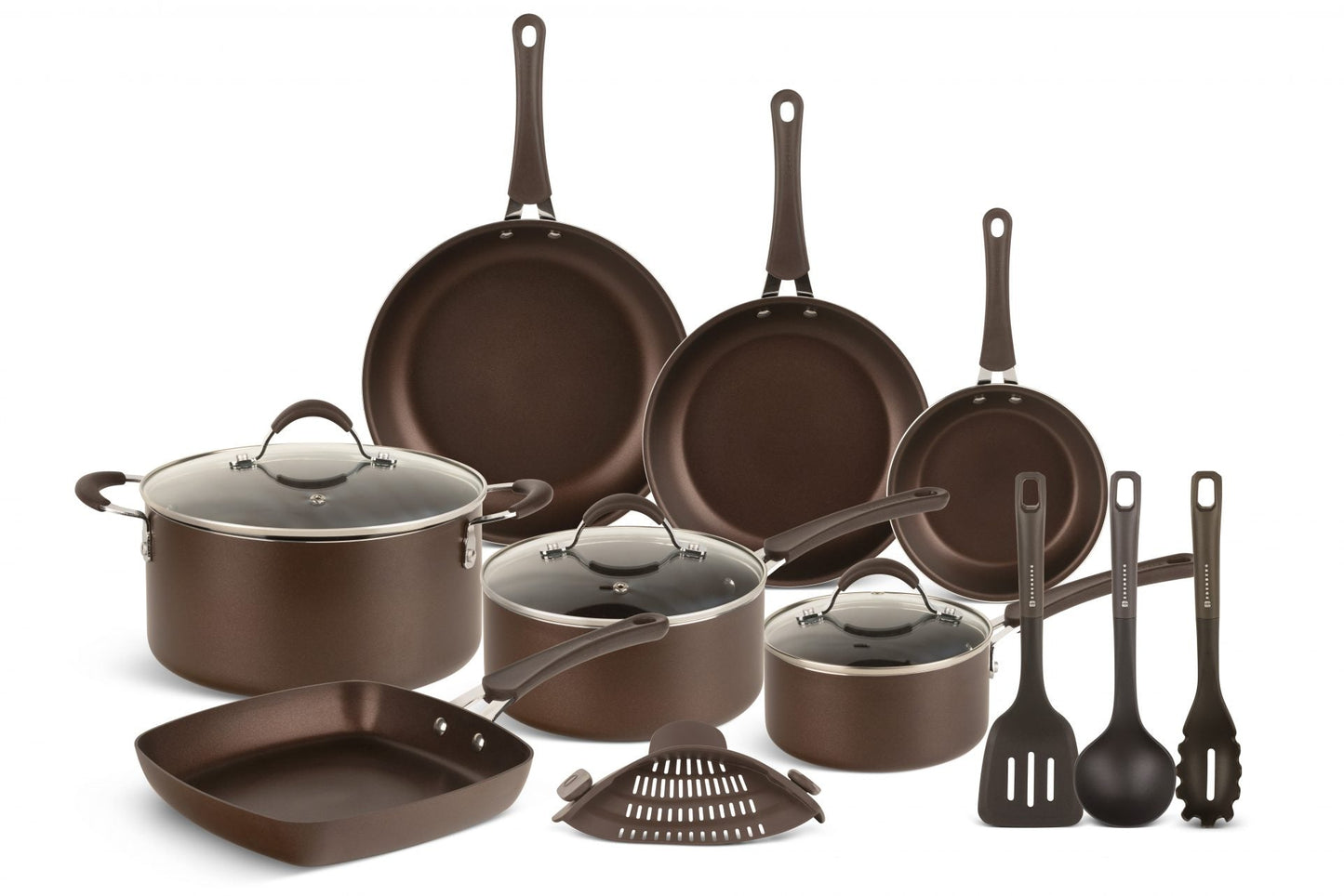 Antihaft-Kochset 20-teilig Edenberg EB-5655 - Töpfe Set, Topfset und Pfannen Set für die Küche
