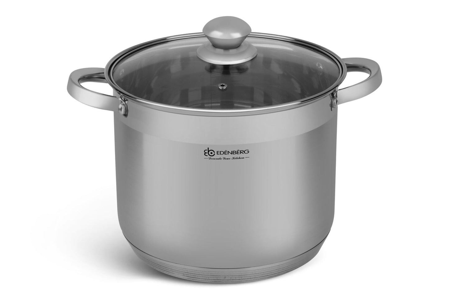 Edelstahl-Kochgeschirr 12-teiliges Edenberg EB-4010 – Robuste Töpfe für vielseitiges Kochen