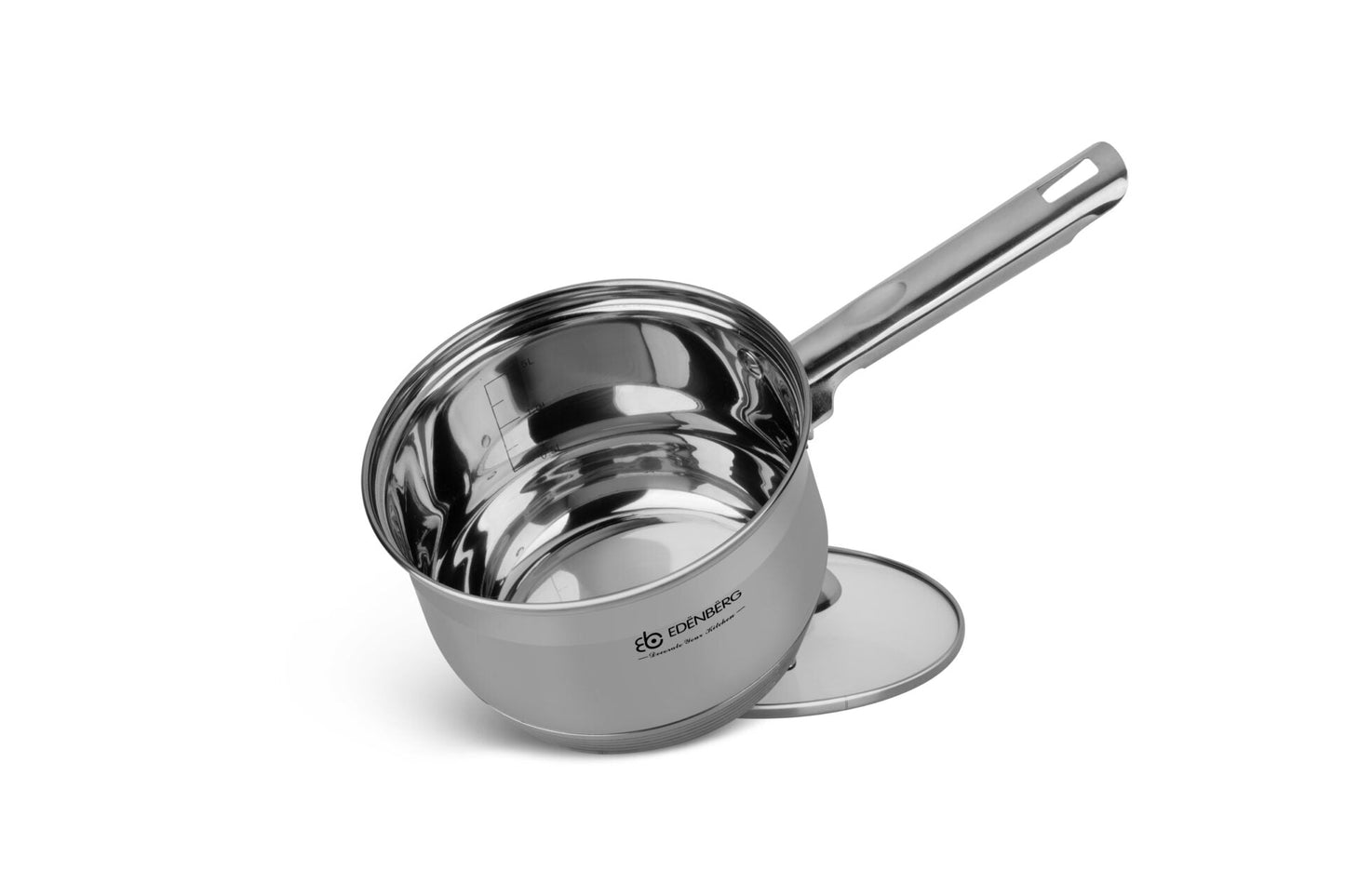 Edelstahl-Kochgeschirr 12-teiliges Edenberg EB-4010 – Robuste Töpfe für vielseitiges Kochen