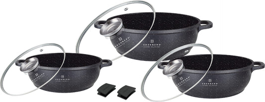 Antihaft-Topfset 6-teilig Edenberg EB-8160 – Langlebige Töpfe und Pfannen für gesundes Kochen