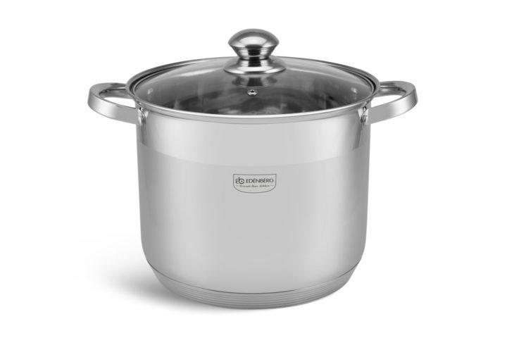 Edelstahl-Kochgeschirr 10-teiliges Edenberg EB-4009 – Robuste Töpfe für gesundes Kochen