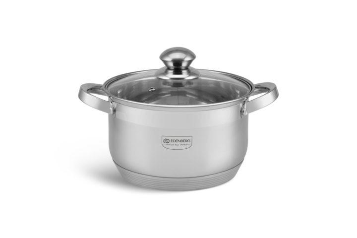 Edelstahl-Kochgeschirr 10-teiliges Edenberg EB-4009 – Robuste Töpfe für gesundes Kochen
