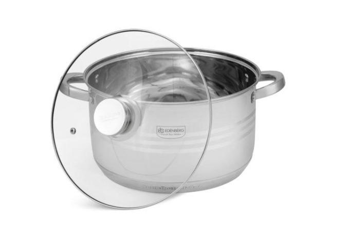 Edelstahl-Kochgeschirr 12-teiliges Edenberg EB-4037 – Robuste Töpfe für gesundes Kochen