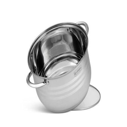 Edelstahl-Kochgeschirr 12-teiliges Edenberg EB-4043 – Hochwertige Töpfe für energieeffizientes Kochen