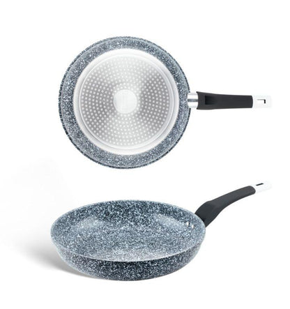 Antihaft Pfanne mit Granitbeschichtung 18 cm Edenberg EB-9151 grau marmoriert