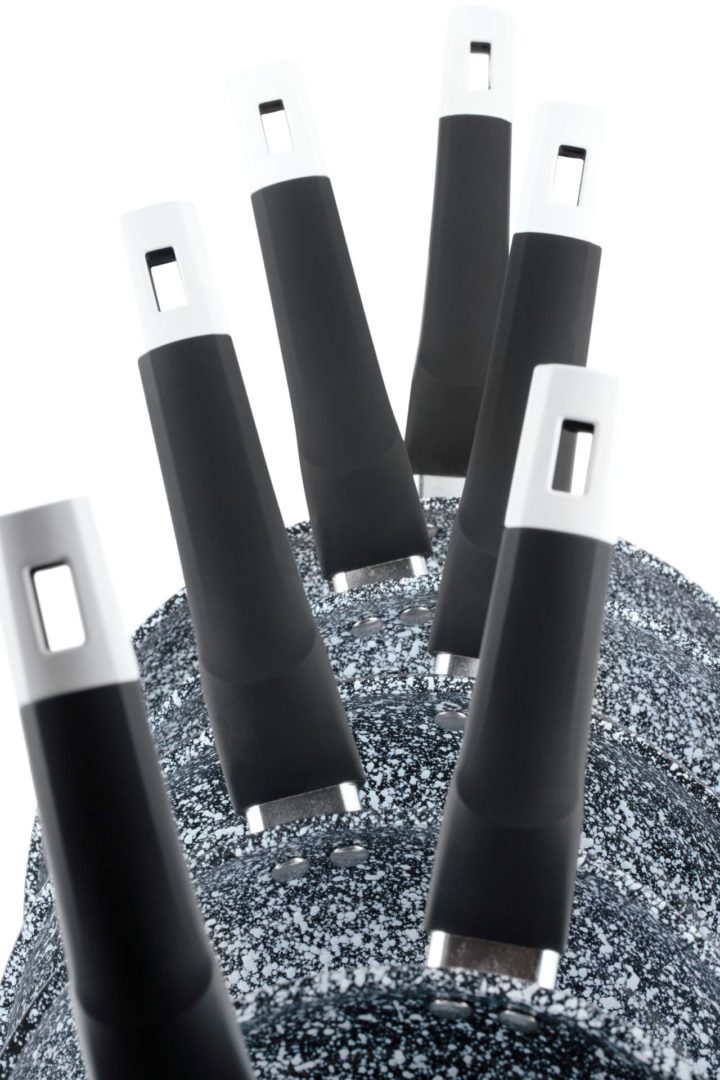 Antihaft Pfanne mit Granitbeschichtung 18 cm Edenberg EB-9151 grau marmoriert